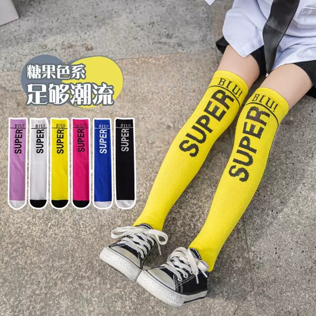男童时尚嘻哈街舞super薄款潮袜
