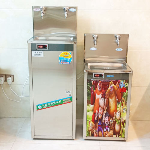 商用不锈钢节能直饮水机工厂开水器车间冷温热型过滤全自动制冰机 - 封面