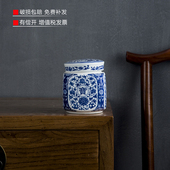 景德镇订做膏方瓷瓶密封储物陶瓷罐子中药陶瓷罐固元 膏食品蜂蜜罐