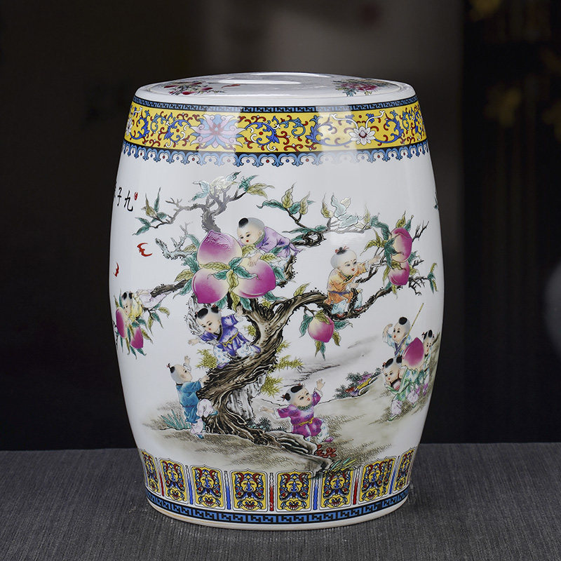 陶瓷米缸景德镇米桶家用20斤带盖油腌泡菜密封防潮防虫水缸储物罐,厨房/烹饪用具,米桶/米缸,淘宝优惠券,粉丝福利购,淘宝优惠卷