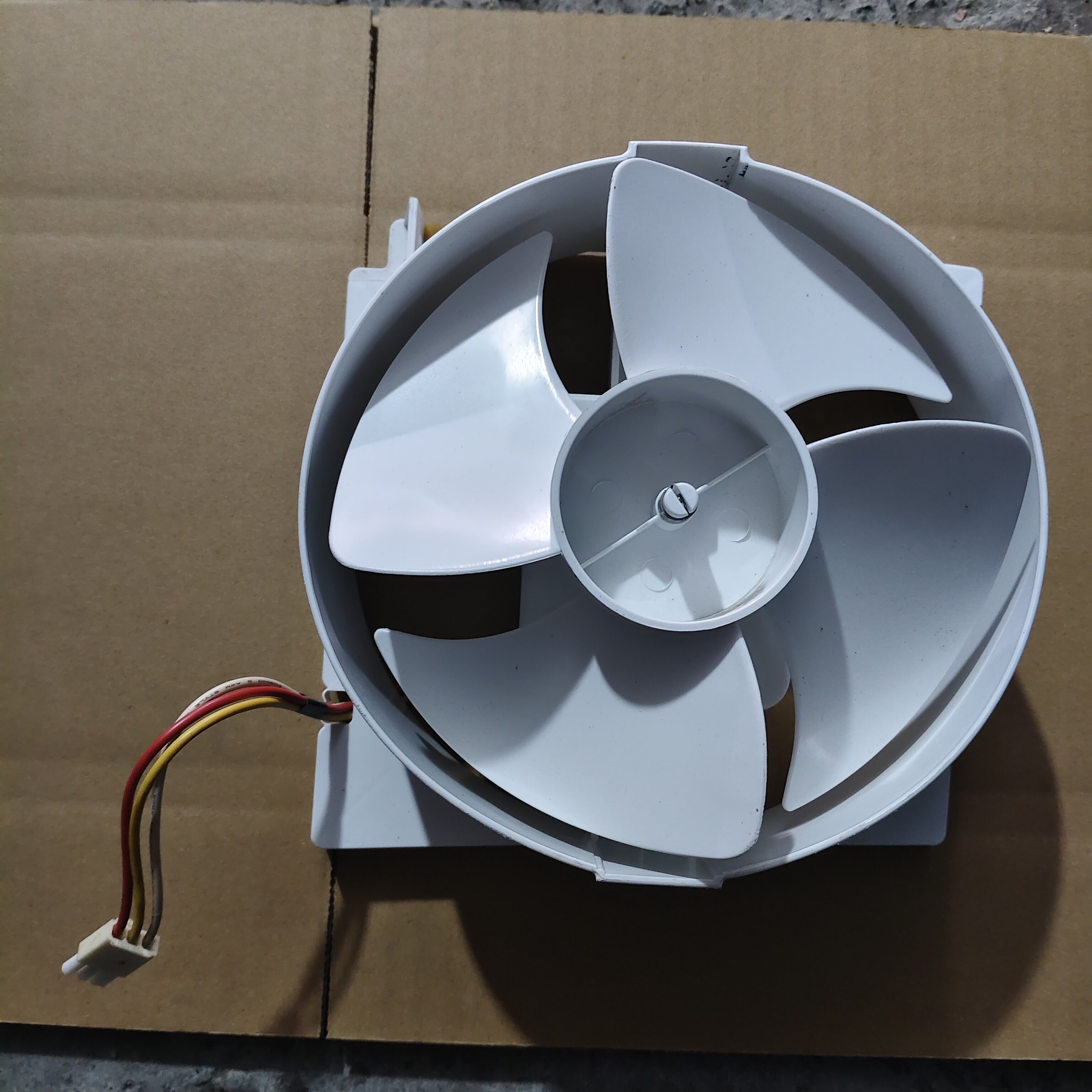 西门子BCD-610W冰箱风机框架电机冷凝器散热管博世塑料风扇叶配件图片