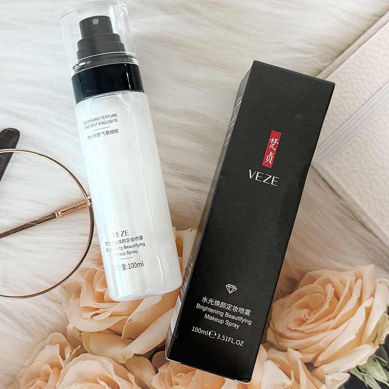 梵贞水光焕颜定妆喷雾100ml *1瓶 快速定妆爽肤水补水喷雾女