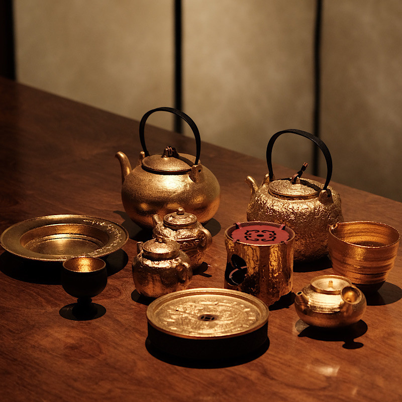 四闲堂 半斋苍茫金彩陶胎陶壶煮水壶煮茶壶烧水壶功夫茶具电陶炉,餐饮具,茶壶,淘宝优惠券,粉丝福利购,淘宝优惠卷