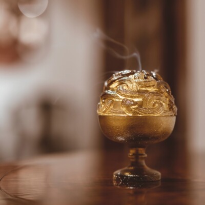 琉璃蛇年香炉室内家用