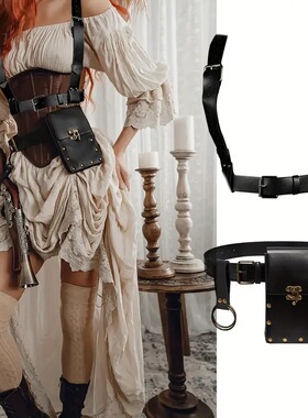 跨境欧美个性时尚性感皮革背带吊带情趣用品时尚背带腰带厂家直销