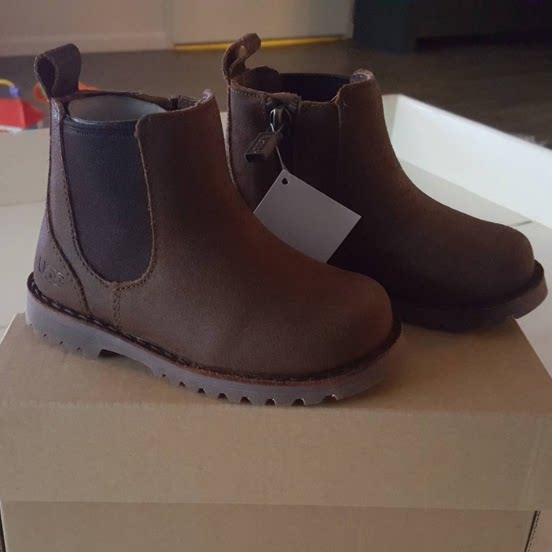 清货 美国购入ugg男女儿童鞋 羊毛真皮机车靴雪地靴 短靴中筒靴