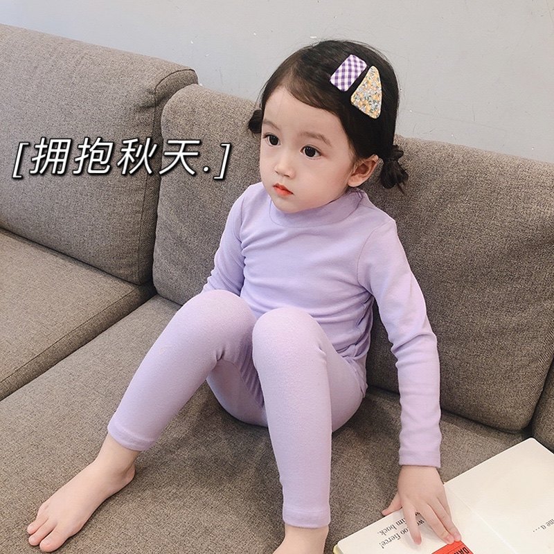 儿童中高领保暖内衣套装全棉睡衣男童宝宝秋衣秋裤女童居家服秋冬,童装/婴儿装/亲子装,内衣套装,淘宝优惠券,粉丝福利购,淘宝优惠卷