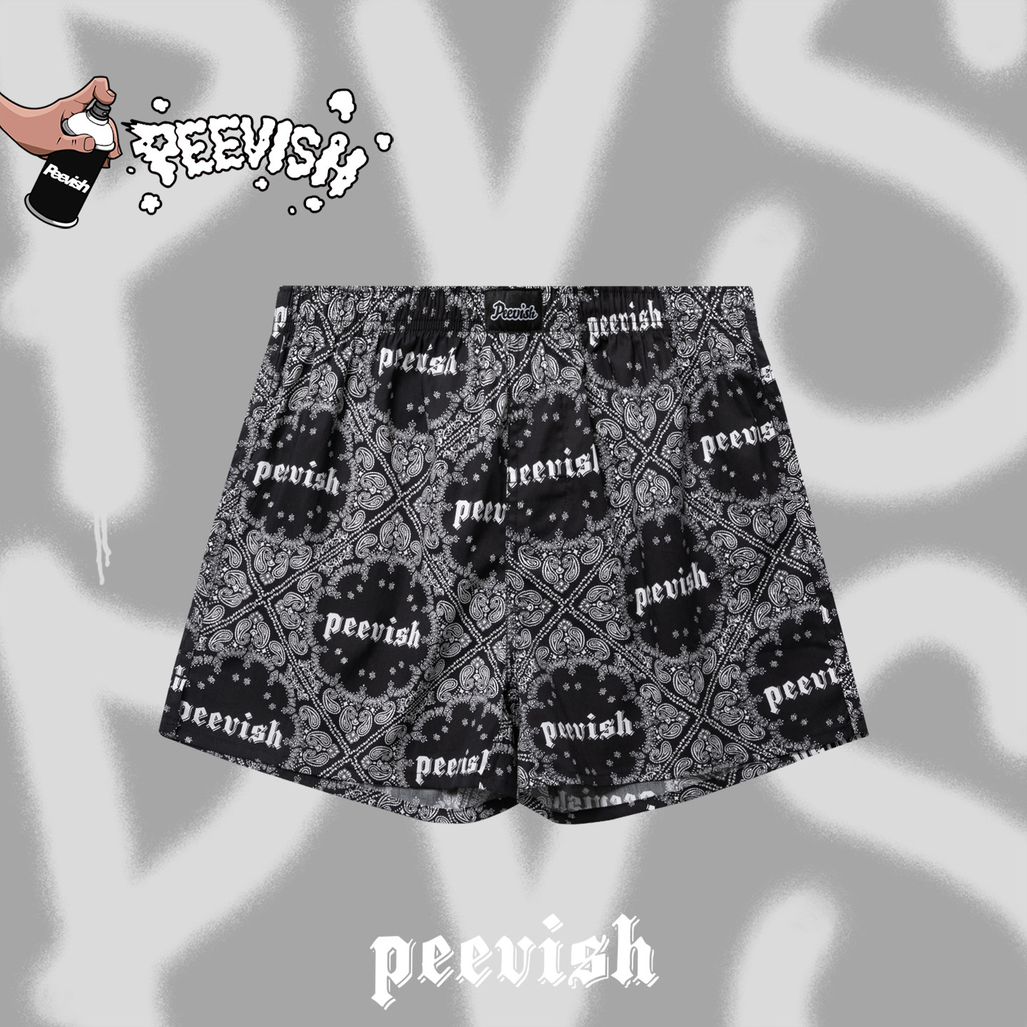 霹危斯PEEVISH宽松内裤男士阿罗裤情侣居家纯棉短睡裤女大裤衩,女士内衣/男士内衣/家居服,男阿罗裤,淘宝优惠券,粉丝福利购,淘宝优惠卷