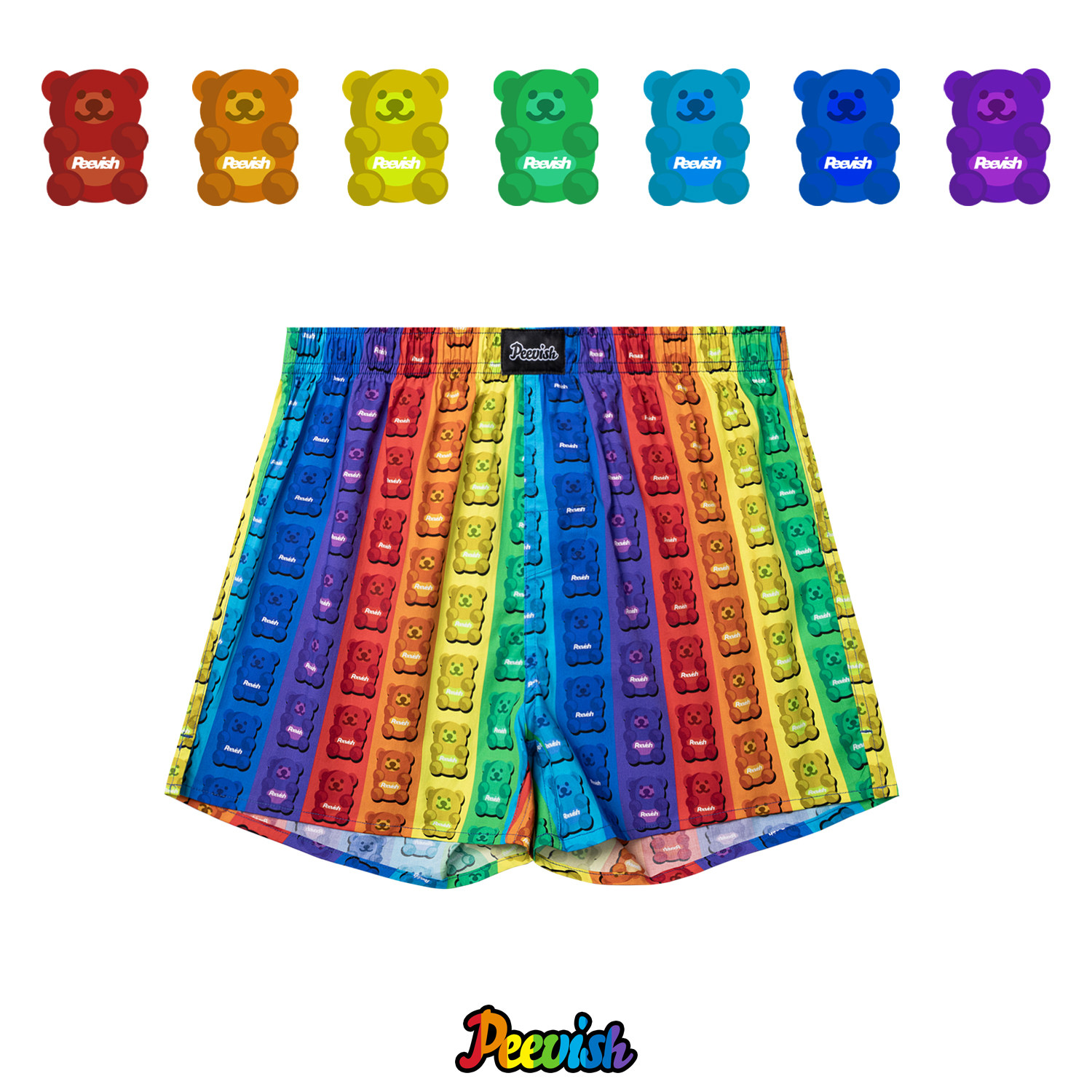 霹危斯PEEVISH纯棉阿罗裤宽松内裤男裤头女居家短睡裤情侣孖烟通,女士内衣/男士内衣/家居服,男阿罗裤,淘宝优惠券,粉丝福利购,淘宝优惠卷