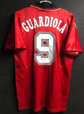 Retro 1994 LUIS ENRIQUE HIERRO GUARDIOLA Vintage Jerseys