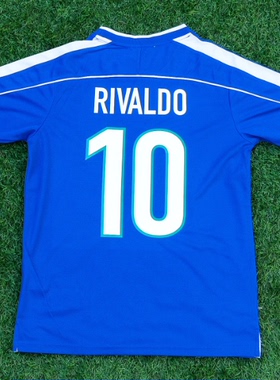 1998 Retro Rivaldo Ronaldo Vintage Soccer Jersey
