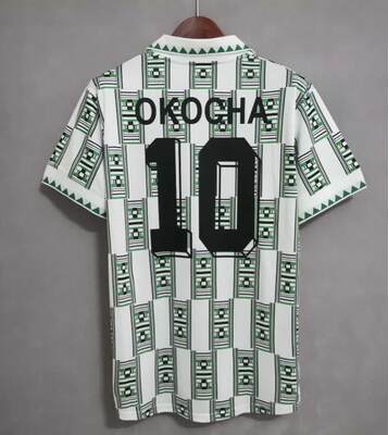 Nigeria 1994 retro away OKOCHA classic jersey