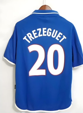 2000 Vintage ZIDANE HENRY Trezeguet Soccer Jerseys
