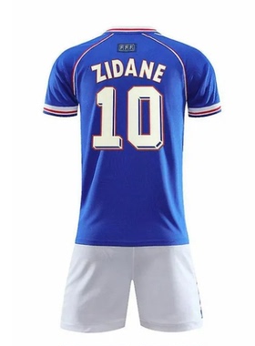1998 Retro Kids ZIDANE HENRY Vintage Soccer Jerseys