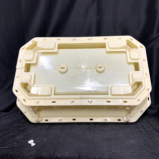 菱形花盆模具底部灌浆塑料花盒模型园林绿化制作水泥花盘模板