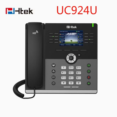 HTEK汉隆UC902SP/903/921P/UCV10/UCV52 IP网络办公电话机PoE供电