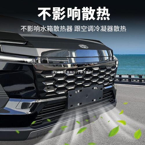 适用丰田威兰达防虫网中网水箱防