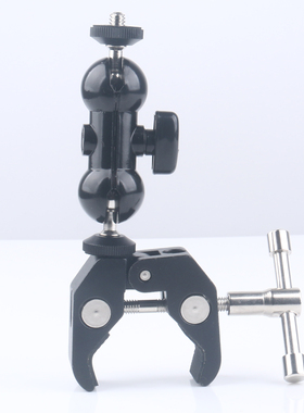 大号蟹钳夹魔术手臂EVF支架监视器怪手多功能 双头支架