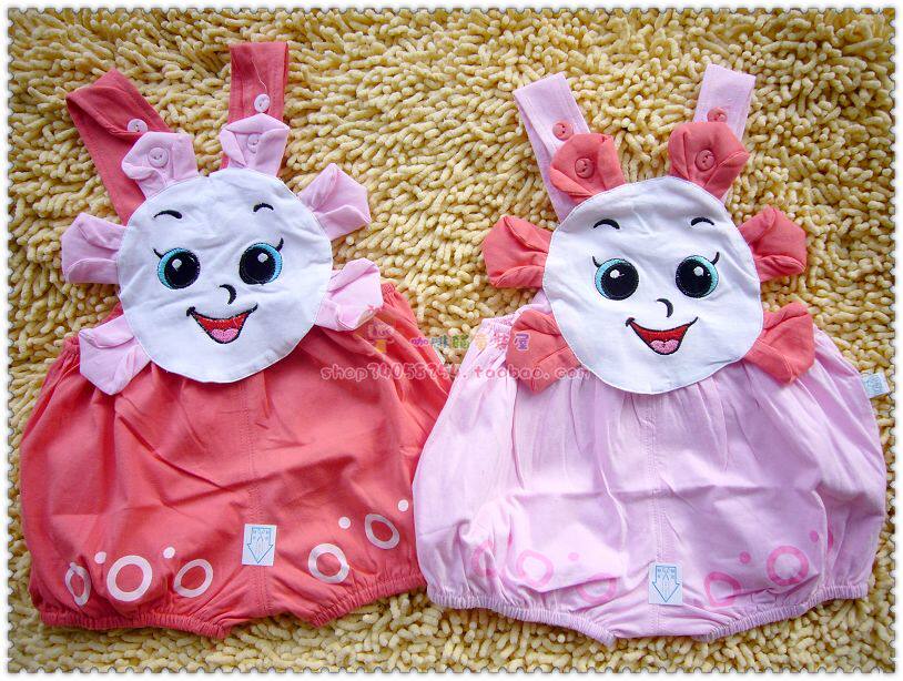 新生儿宝宝夏装花仙子造型哈衣/连体衣/爬服/纯棉婴儿照相服装包
