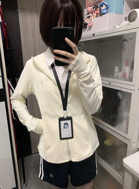 花千猪新品 连帽防晒衣  夏令时透气收腰薄外套jk女款多色防晒服