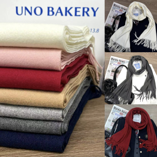 学院风校供感日常百搭款 jk制服搭配围巾多色款 纯色围巾 花千猪JK