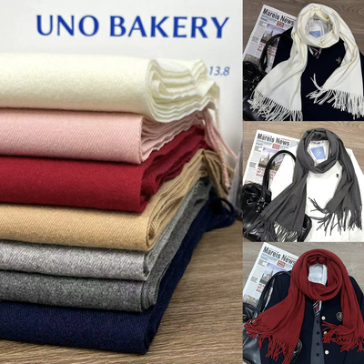 配套保暖围巾花千猪高级感冬天