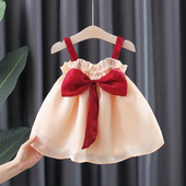 婴儿3岁2小宝宝洋气礼服公主裙子童装 女童夏装 吊带连衣裙2025新款