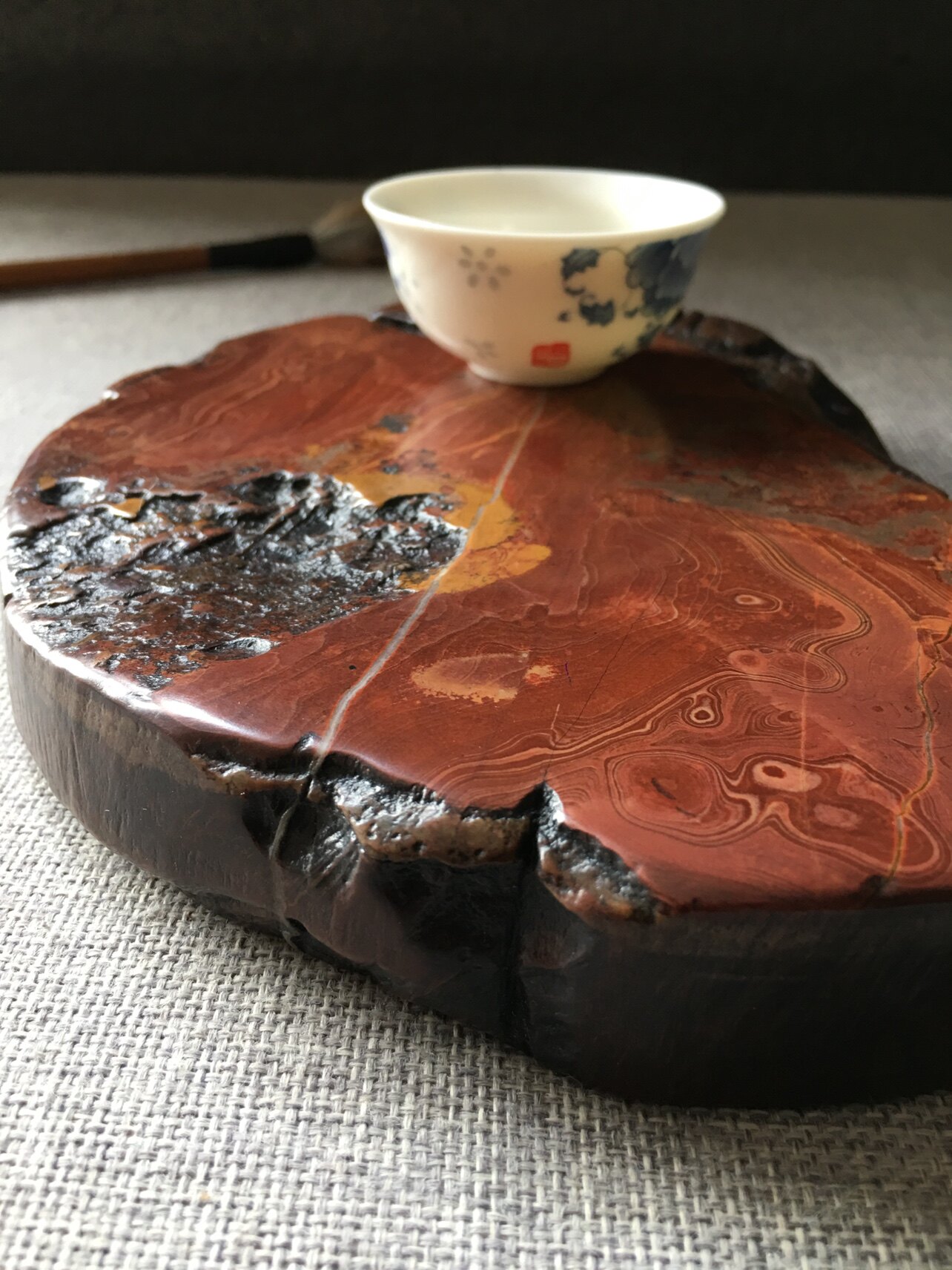原石茶托壶承，茶台茶盘摆件茶器茶具