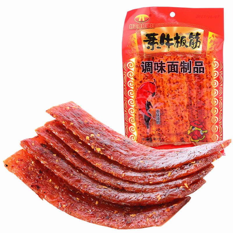 【现货速发】好媳妇牛板筋真空包装辣片怀旧零食小吃90克