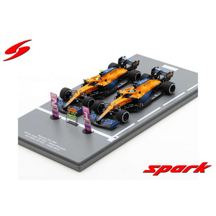 McLaren 迈凯伦 F1 2021 spark 1/43 意大利站 冠亚军 双车套装