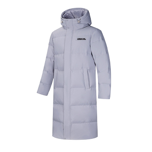 贵人鸟长款羽绒服男款冬季Y1245105加厚保暖外套户外运动休闲连帽