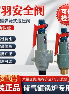 富羽安全阀A28H-16储气罐弹簧式泄压阀蒸汽锅炉A28W-16TDN152025