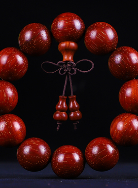 巴西猫眼紫檀红花梨木精品方牌配饰手串2.0手链男女文玩佛珠108颗