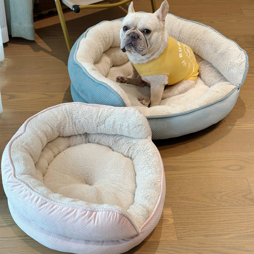 狗窝猫窝秋冬加厚毛绒深度睡眠