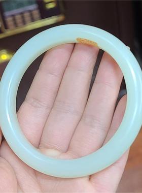 新疆和田白玉山料手镯吊坠挂件和田玉xx06079