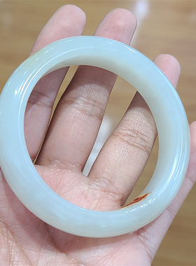 【小石头和田玉】白玉手镯