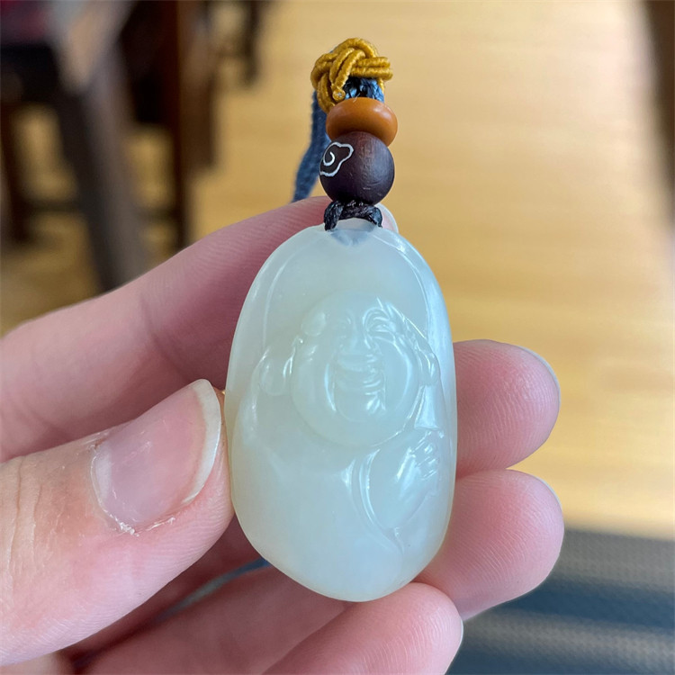 新疆和田白玉籽料佛挂件吊坠观音貔貅宝宝锁平安扣xd01036