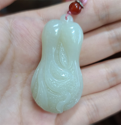 小石头白玉山料白玉挂件挂件