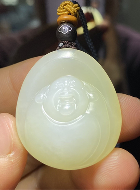 新疆和田白玉籽料挂件吊坠宝宝锁貔貅手镯平安无事牌戒指xd23066
