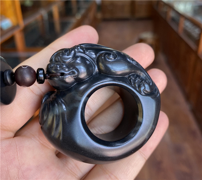 新疆和田青花籽料貔貅平安无事