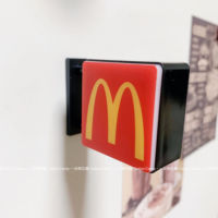 CottonCandy- Atmosphere Fast Food Convenience Store light box, magnetic fridge magnet, Mini Light board, Miniature Illuminated storefront sign thumbnail 6