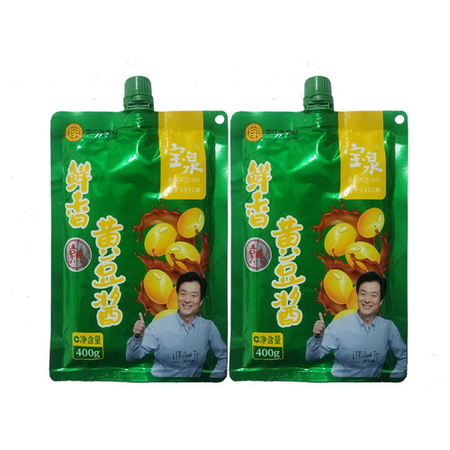 宝泉鲜香黄豆熟酱400克拧盖