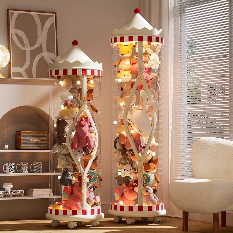 娃娃收纳桶日本娃娃收纳桶拉链款