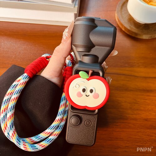 适用大疆pocket4p保护壳4萌苹果3适用影石lunaultra配件pro保护套