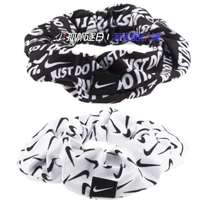 127 休闲运动串标logo印花发圈发带DC3666 Nike耐克女款 黑白2条装