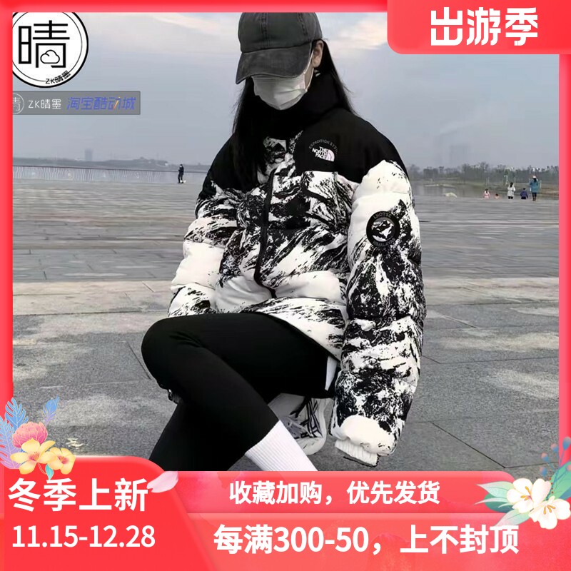 THENORTHFACE立领雪山羽绒服