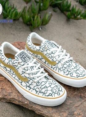 VANS x The Textured Waves sk8-low联名低帮休闲鞋 VN0A4UWIB83