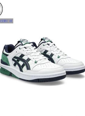 ASICS EX89 男女同款低帮休闲板鞋蓝白色1203A268-102