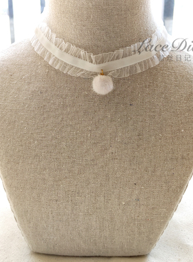 蕾丝日记萝莉颈链可爱公主洛丽塔