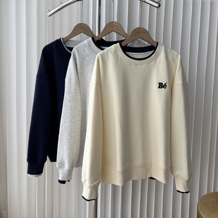 好货劝买  加绒加厚 冬装保暖套头宽松休闲卫衣71B1/001170
